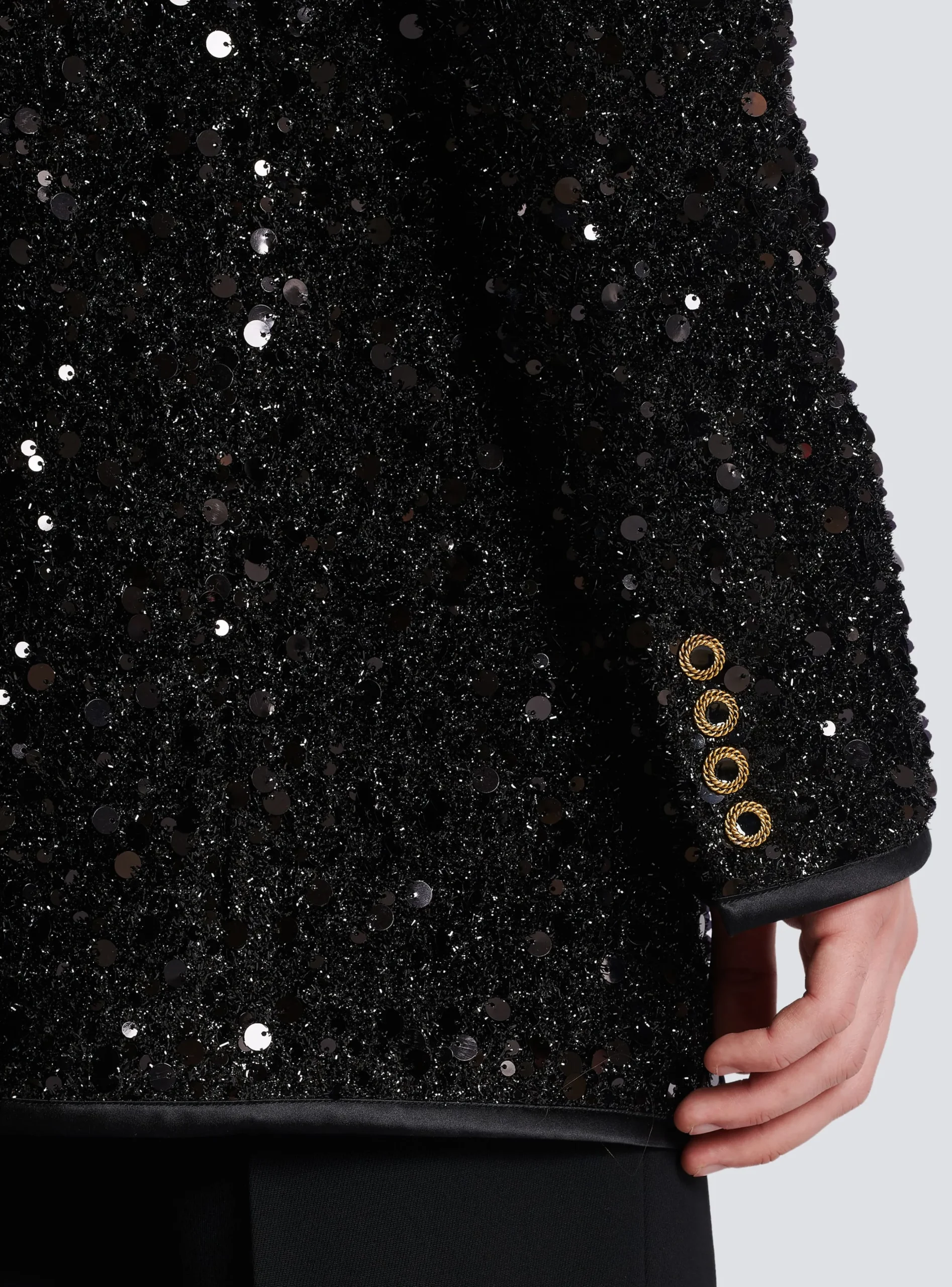 Sequinned Lurex Jacket-Balmain New