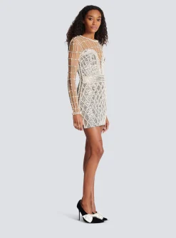 Short Beaded Dress-Balmain Best Sale