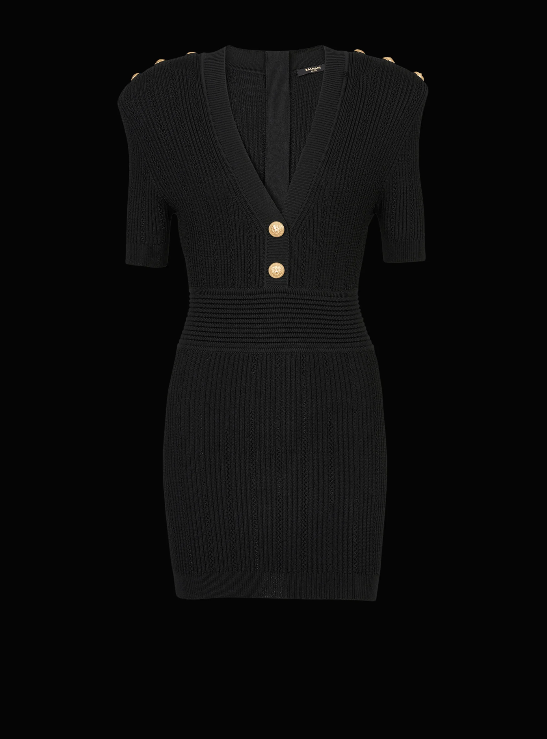 Short Eco-designed Knit Dress-Balmain Cheap