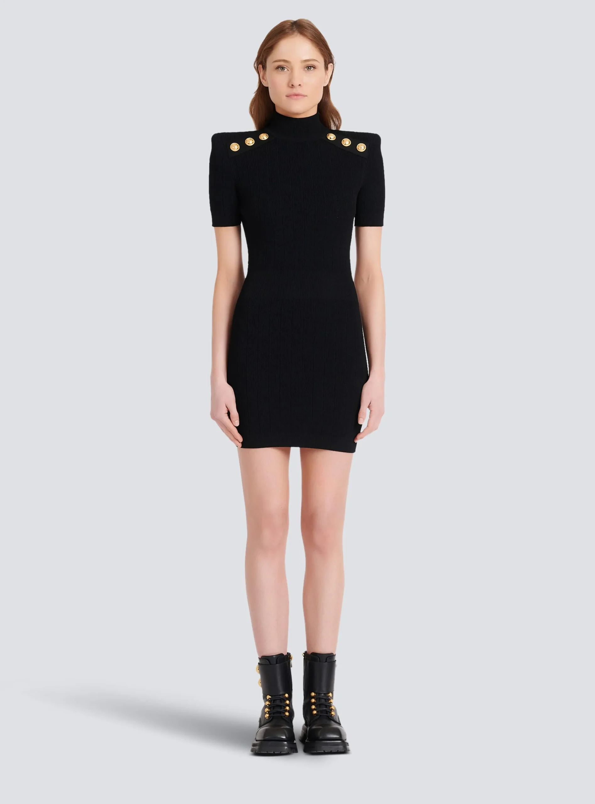 Short Knit Dress-Balmain Sale