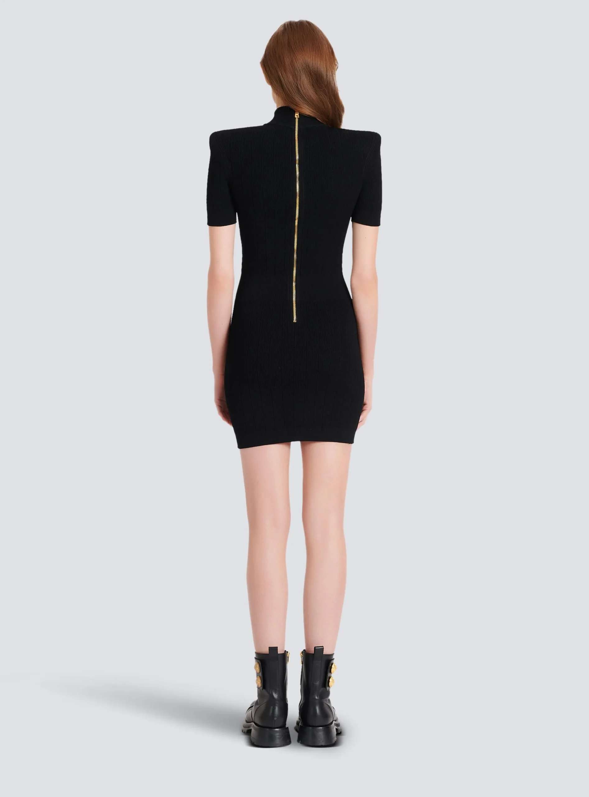 Short Knit Dress-Balmain Sale