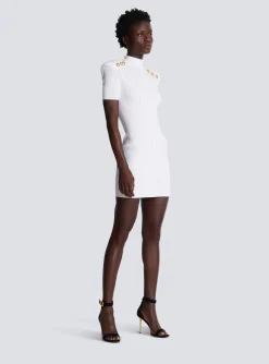Short Knit Dress-Balmain Fashion