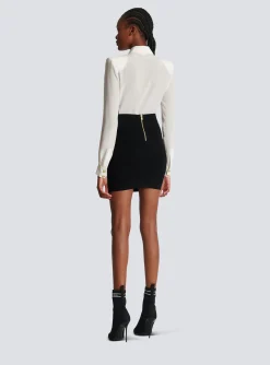 Short Knit Skirt-Balmain Cheap