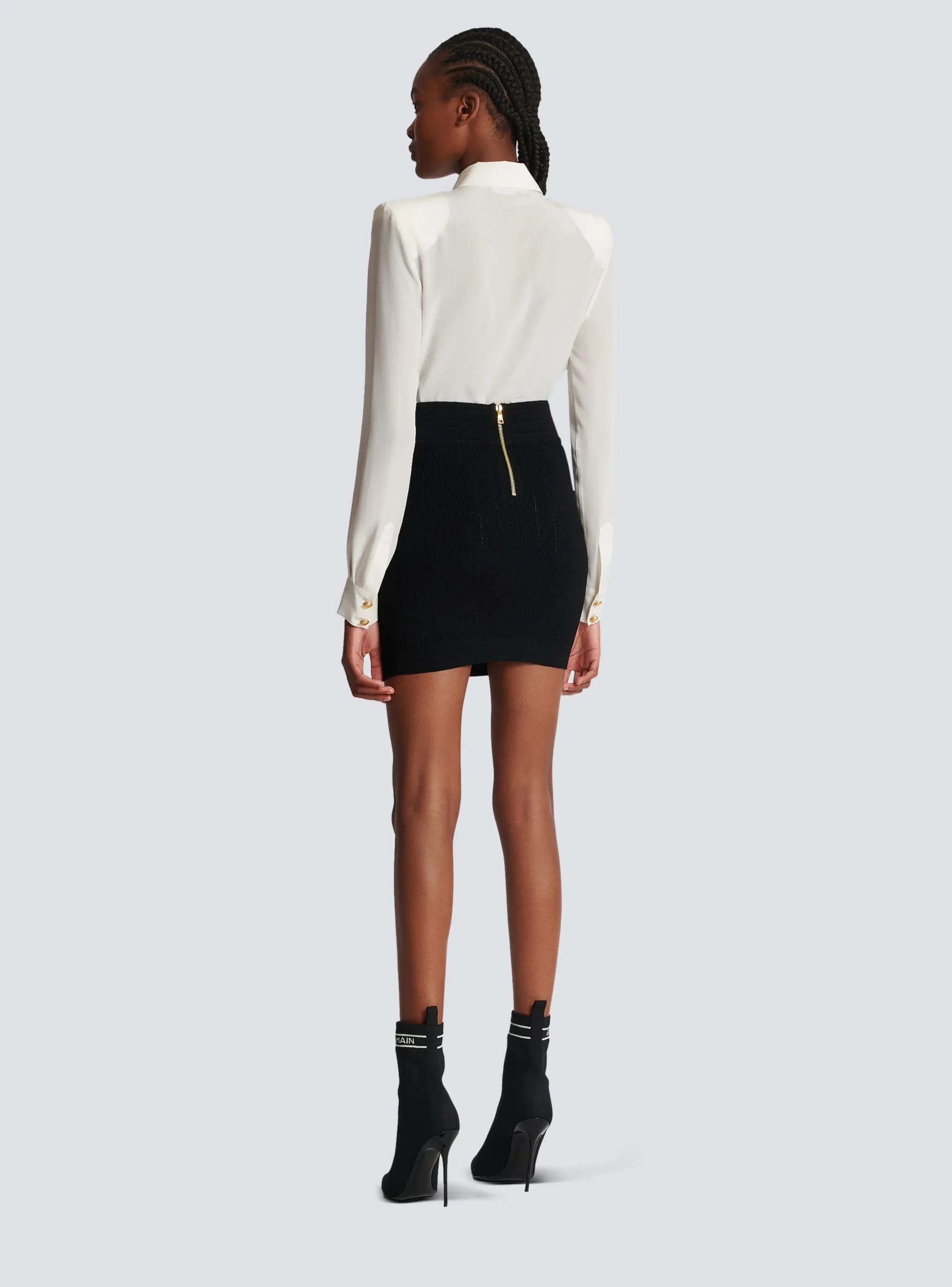 Short Knit Skirt-Balmain Cheap