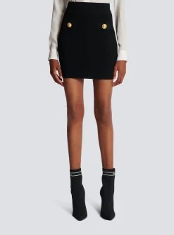 Short Knit Skirt-Balmain Cheap