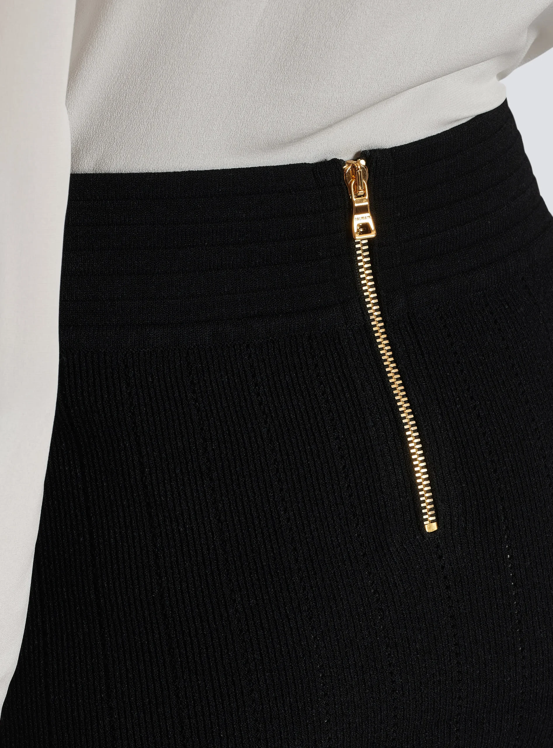Short Knit Skirt-Balmain Cheap
