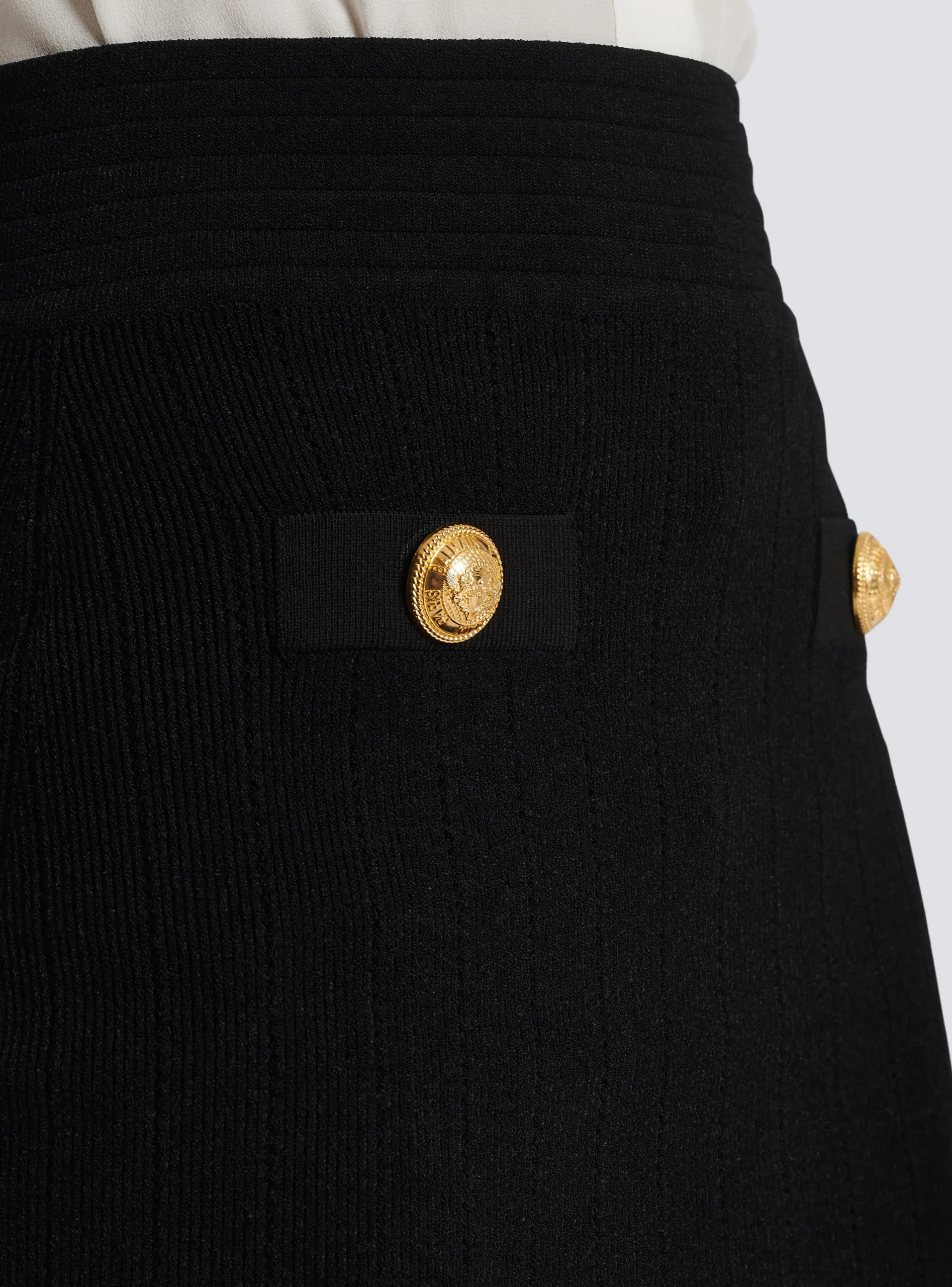 Short Knit Skirt-Balmain Cheap