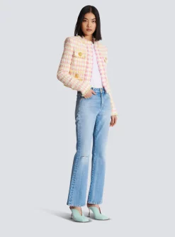 Short Miami Tweed Jacket-Balmain Store