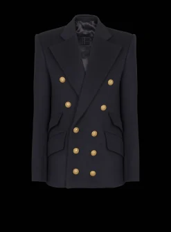 Short Military-style Coat-Balmain Sale