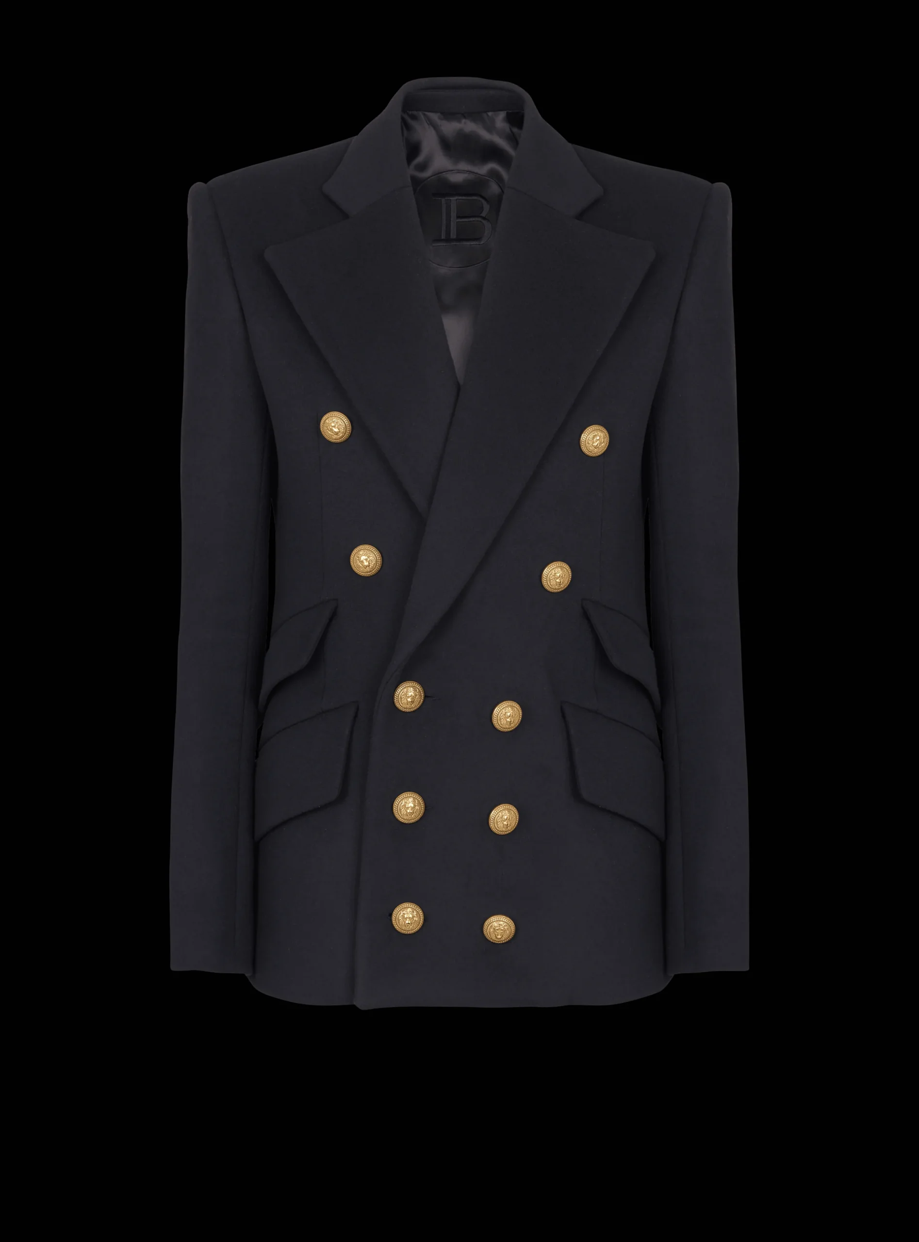 Short Military-style Coat-Balmain Sale
