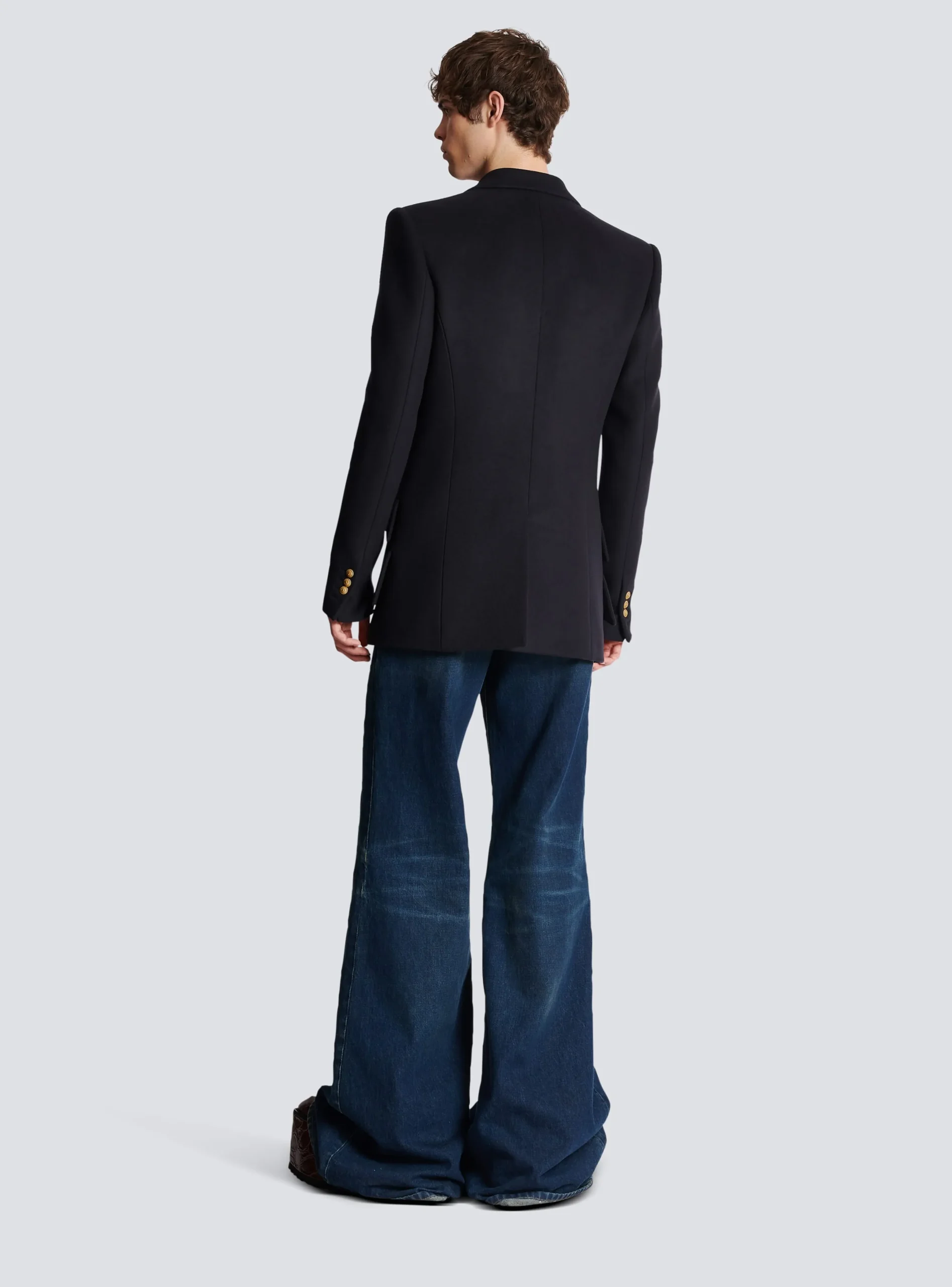 Short Military-style Coat-Balmain Sale