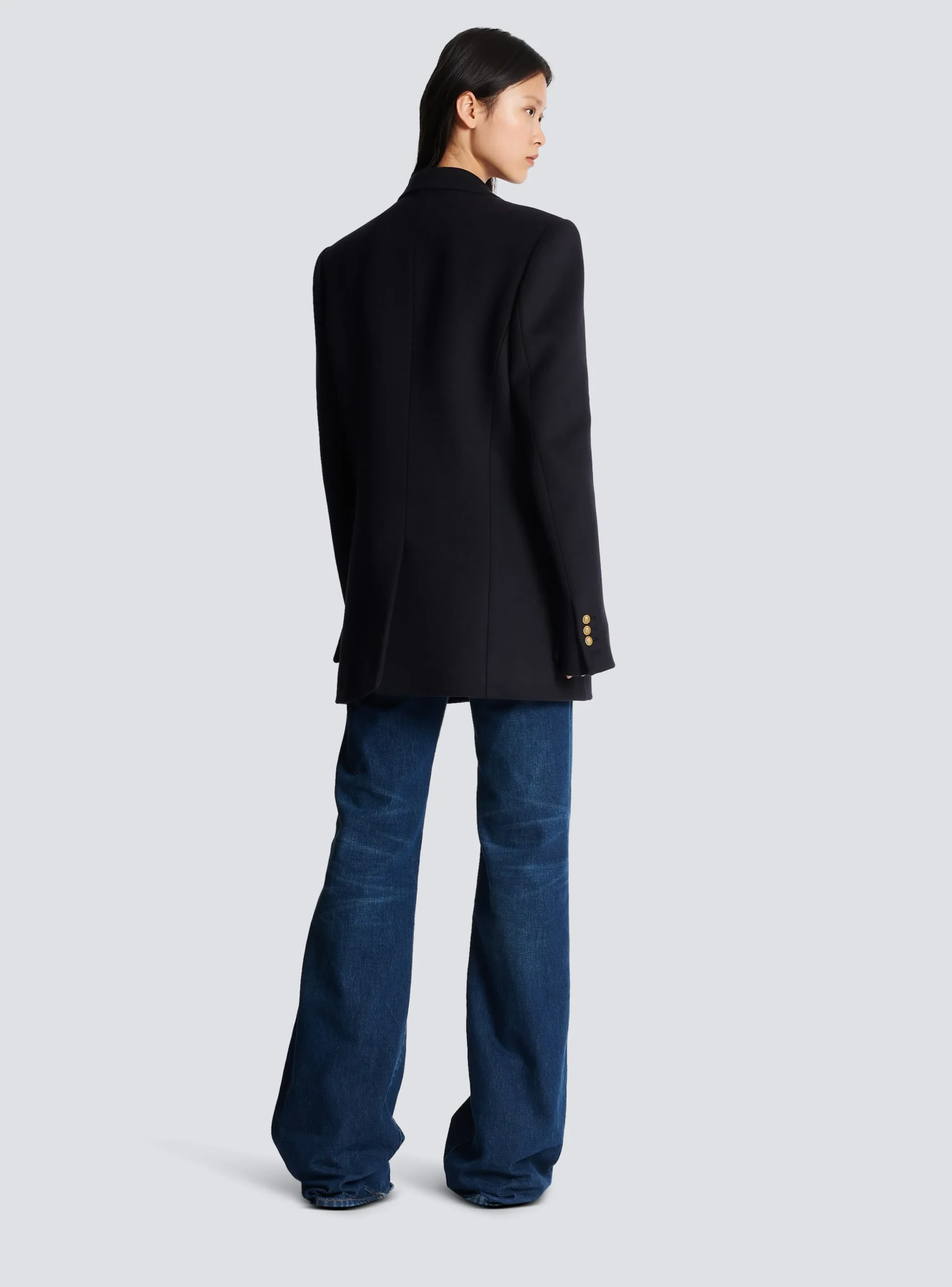 Short Military-style Coat-Balmain Sale