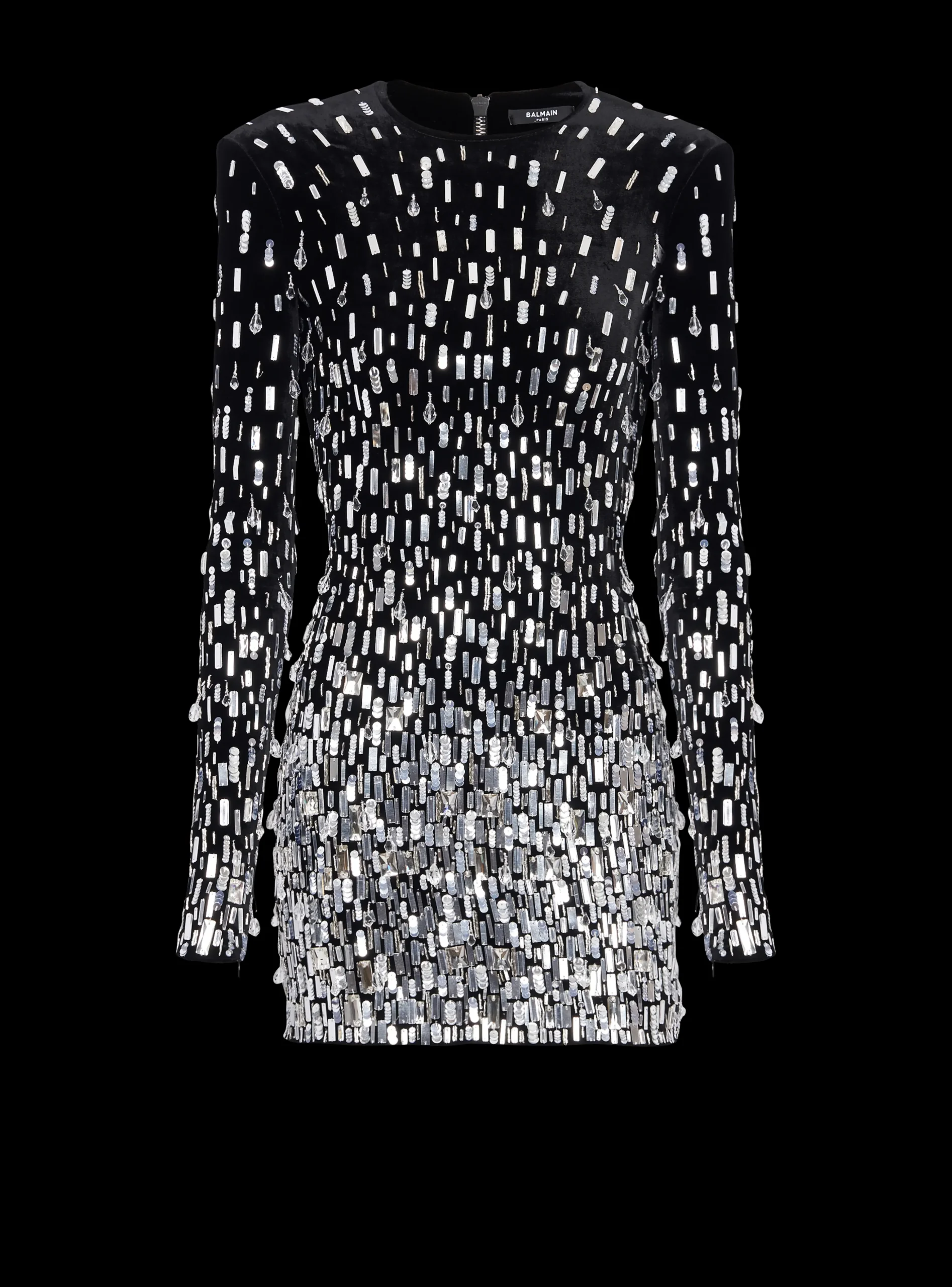 Short Sequin Dress-Balmain Best Sale