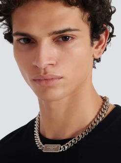 Signature Tubular Brass Necklace-Balmain Best