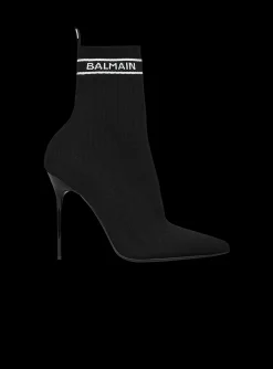 Skye Knit Ankle Boots-Balmain Online
