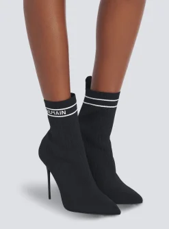 Skye Knit Ankle Boots-Balmain Online