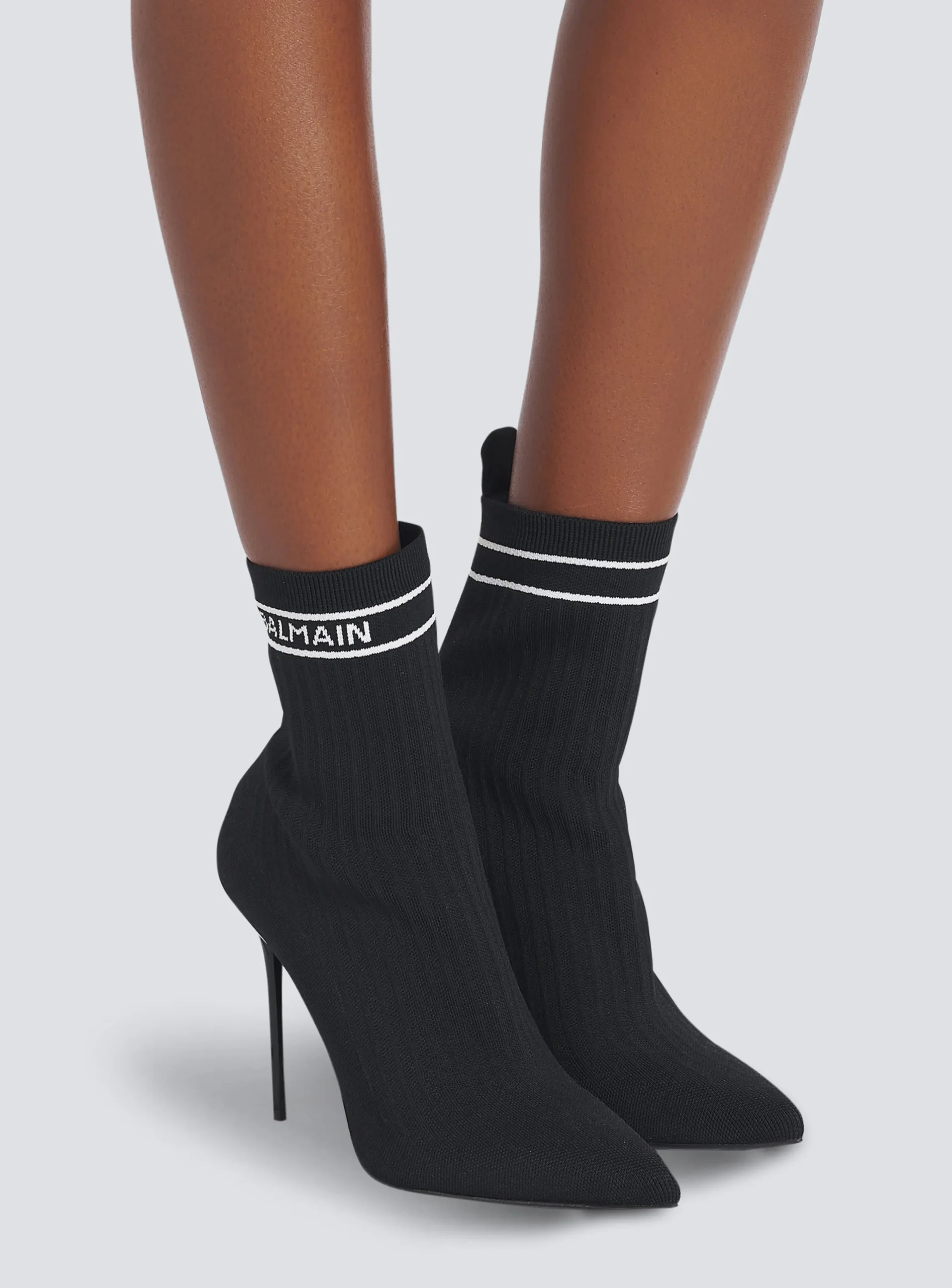 Skye Knit Ankle Boots-Balmain Online