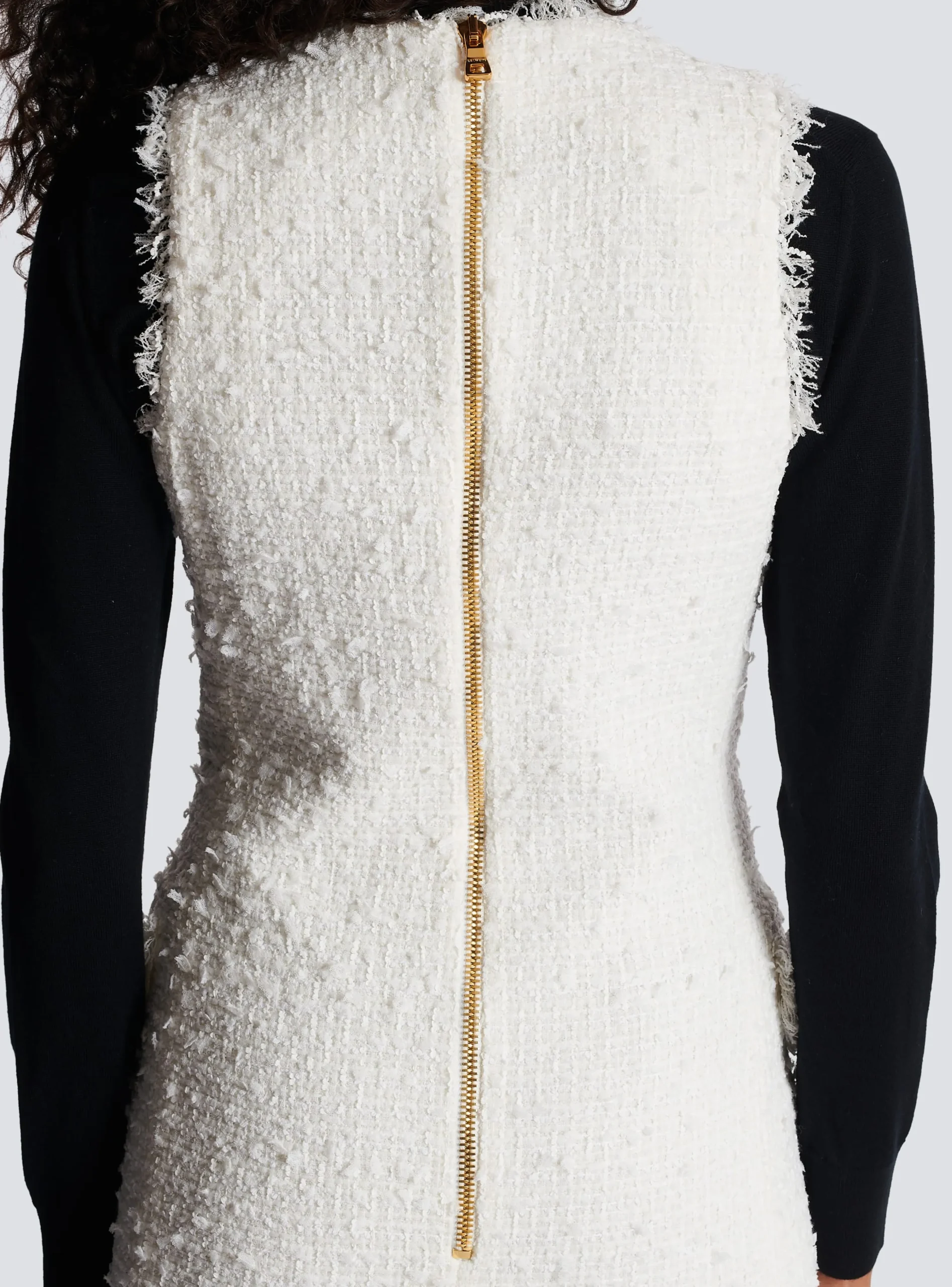 Sleeveless Tweed Dress-Balmain Best