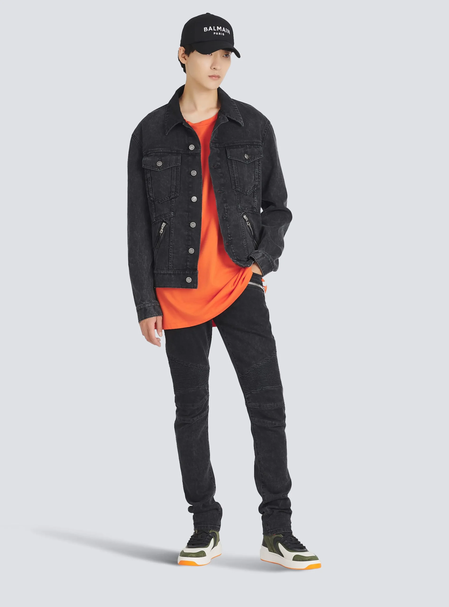 Slim Cut Cotton Jeans-Balmain Online