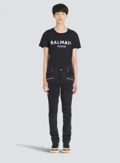 Slim Cut Cotton Jeans-Balmain Online