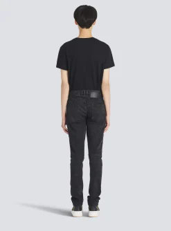 Slim Cut Cotton Jeans-Balmain Online