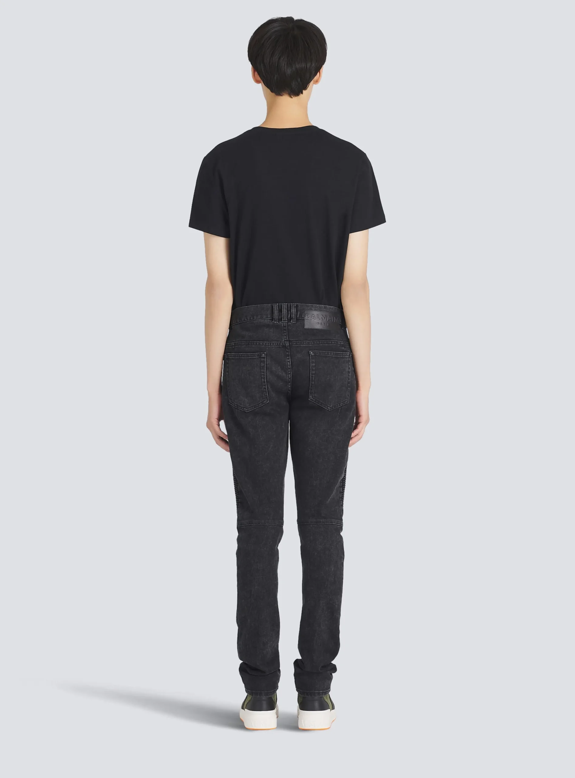 Slim Cut Cotton Jeans-Balmain Online