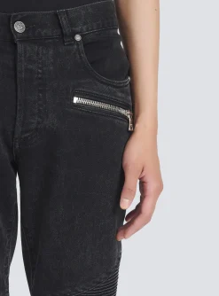 Slim Cut Cotton Jeans-Balmain Online
