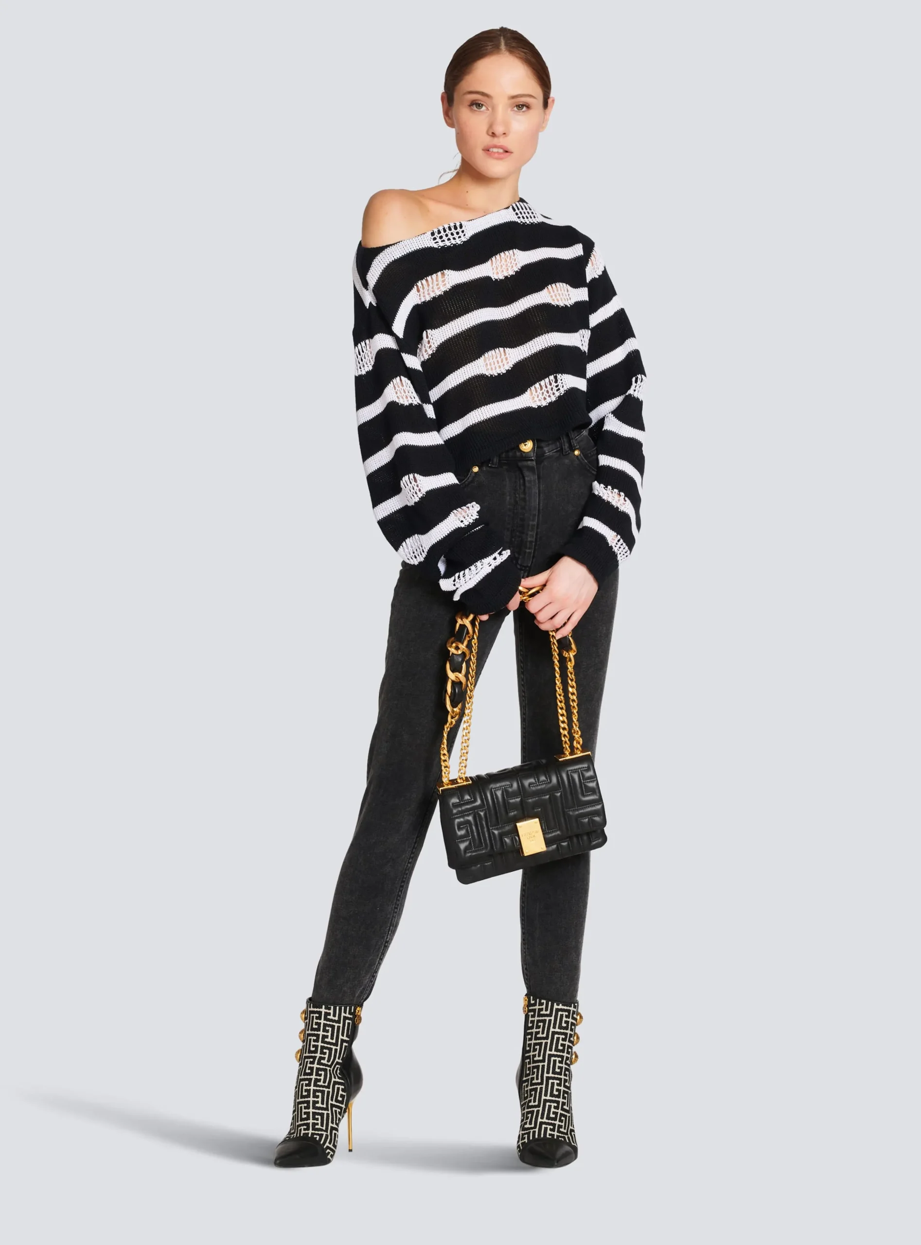 Slim Fit Jeans-Balmain Shop