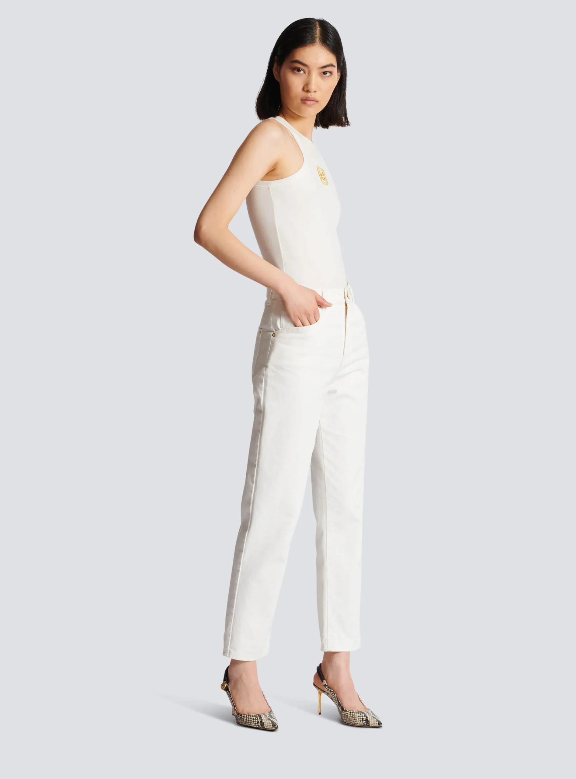 Slim Fit Jeans-Balmain Store