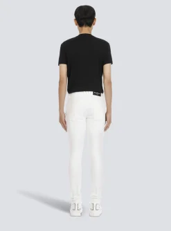 Slim-fit Cotton Jeans-Balmain Discount