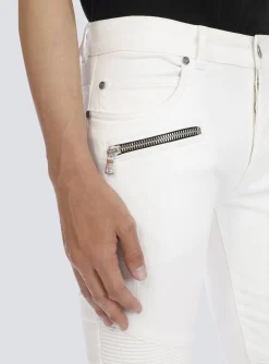 Slim-fit Cotton Jeans-Balmain Discount