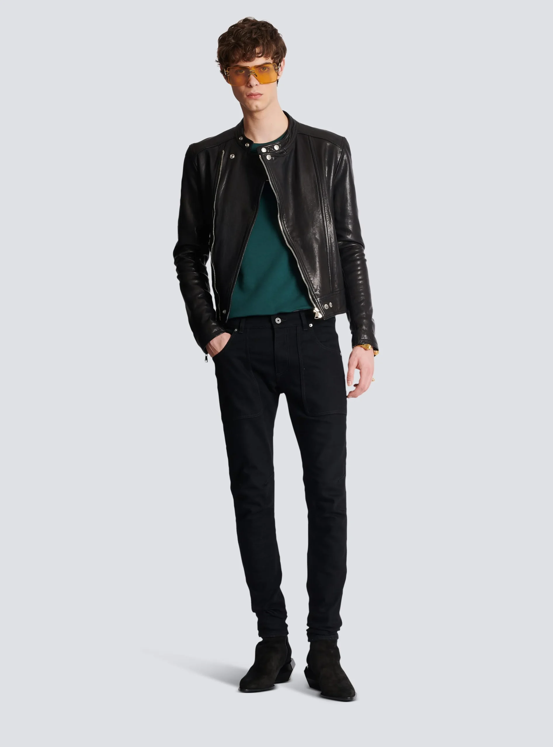 Slim-fit Denim Jeans-Balmain Cheap