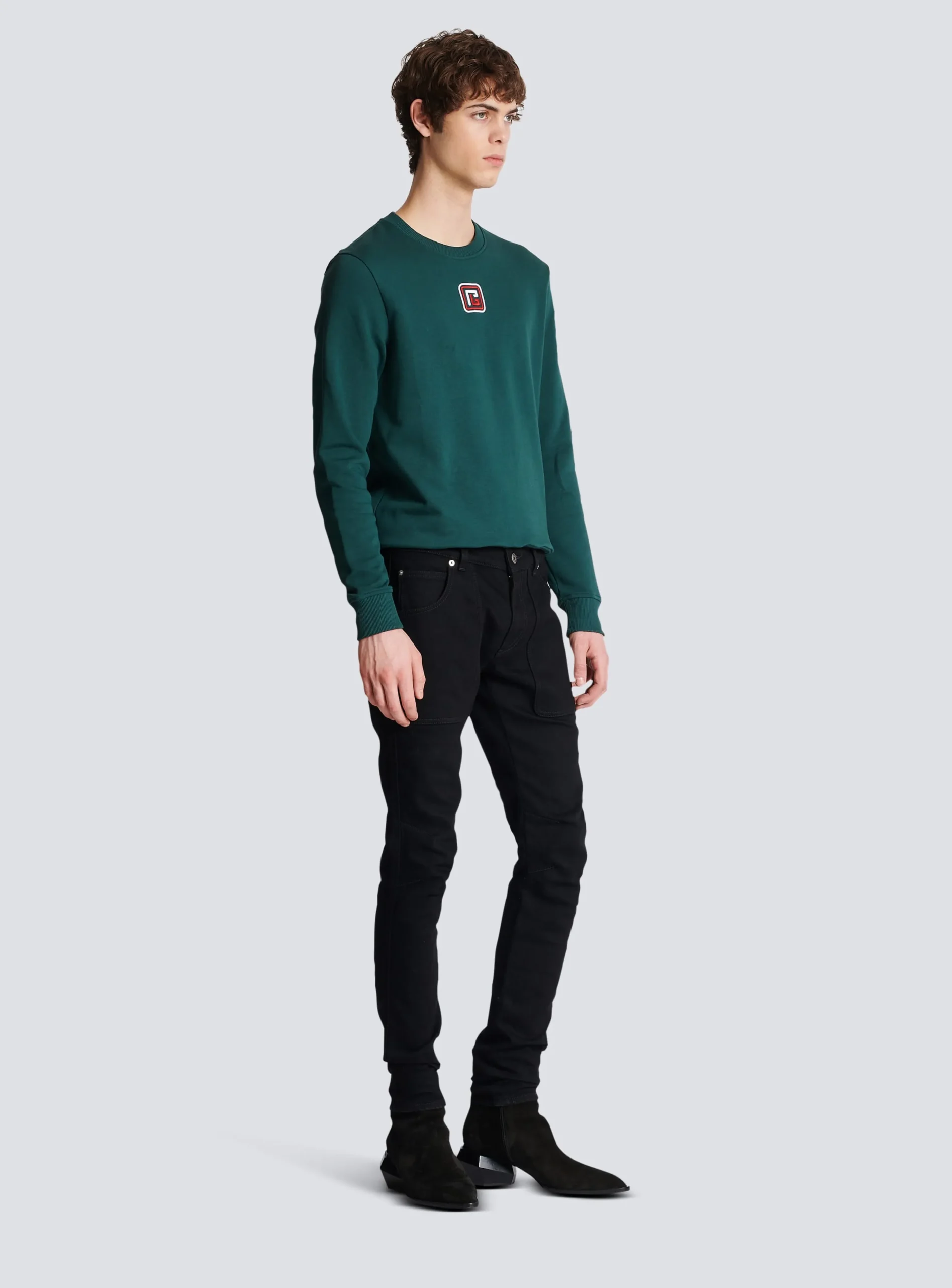 Slim-fit Denim Jeans-Balmain Cheap
