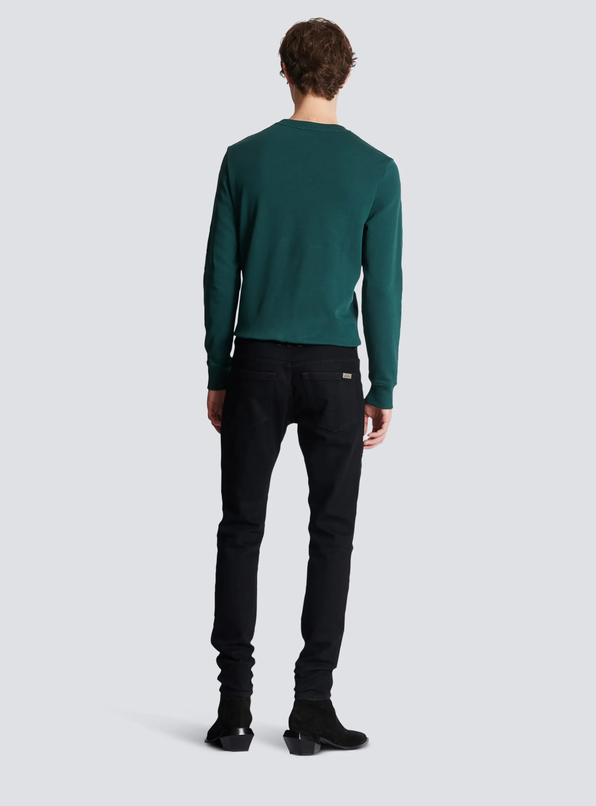 Slim-fit Denim Jeans-Balmain Cheap