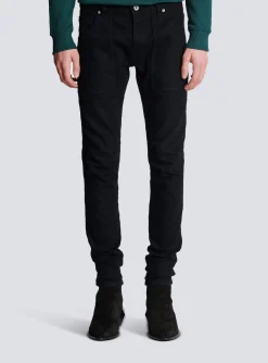 Slim-fit Denim Jeans-Balmain Cheap