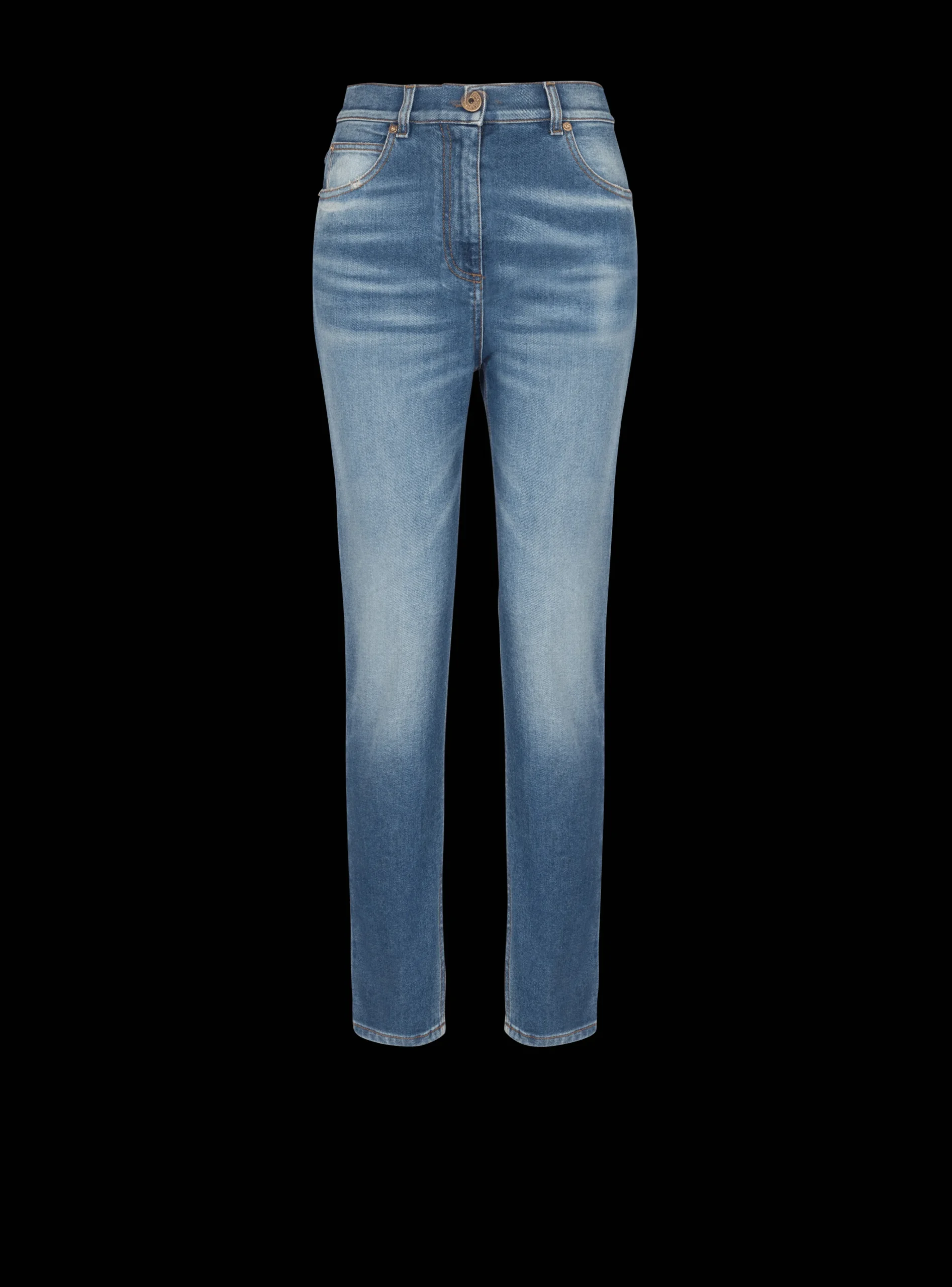 Slim-fit Denim Jeans-Balmain Cheap
