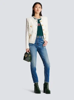 Slim-fit Denim Jeans-Balmain Cheap