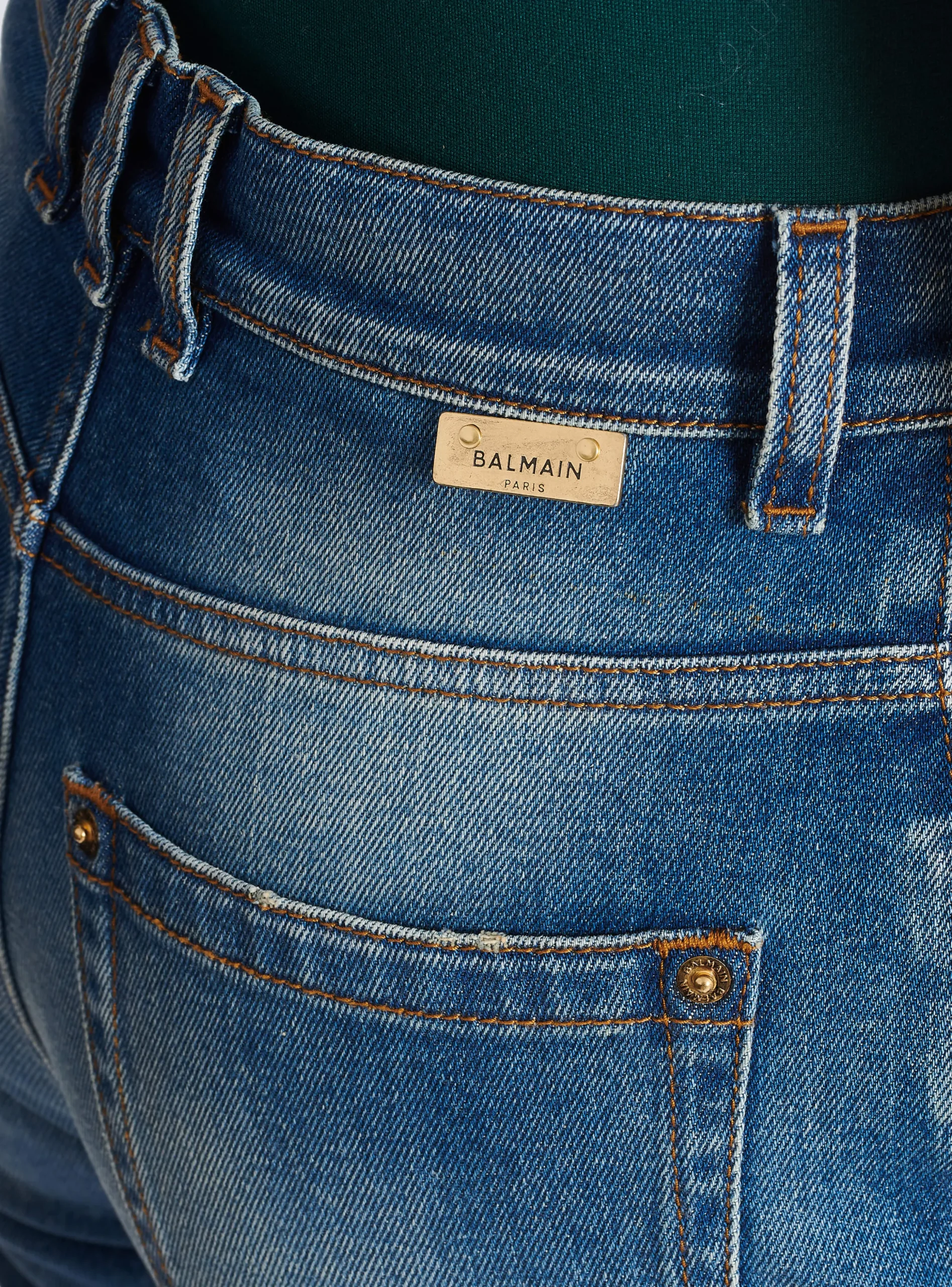 Slim-fit Denim Jeans-Balmain Cheap