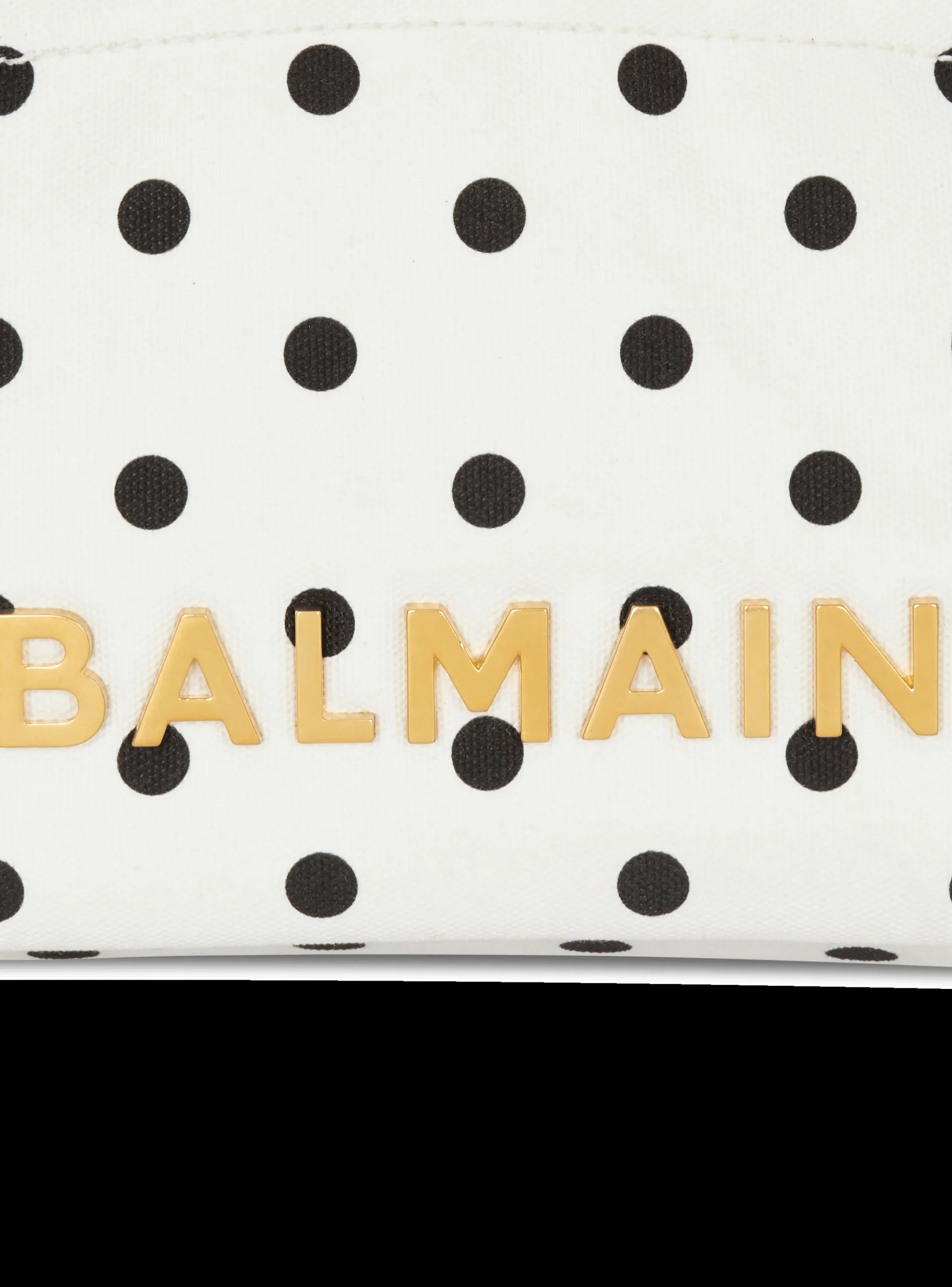 Small 1945 Soft Tote Bag In Polka Dot Canvas-Balmain Sale