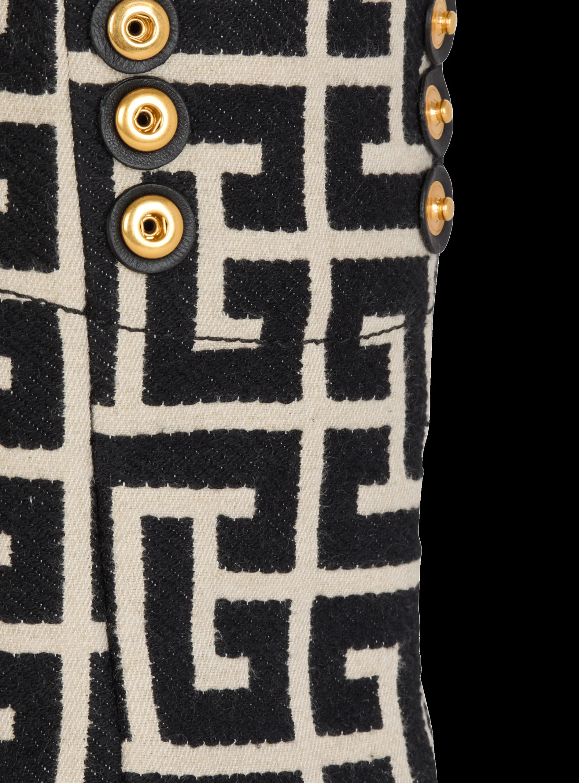 Small 1945 Soft Tote Bag Monogram Jacquard Fabric-Balmain Hot