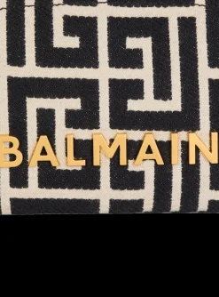 Small 1945 Soft Tote Bag Monogram Jacquard Fabric-Balmain Hot