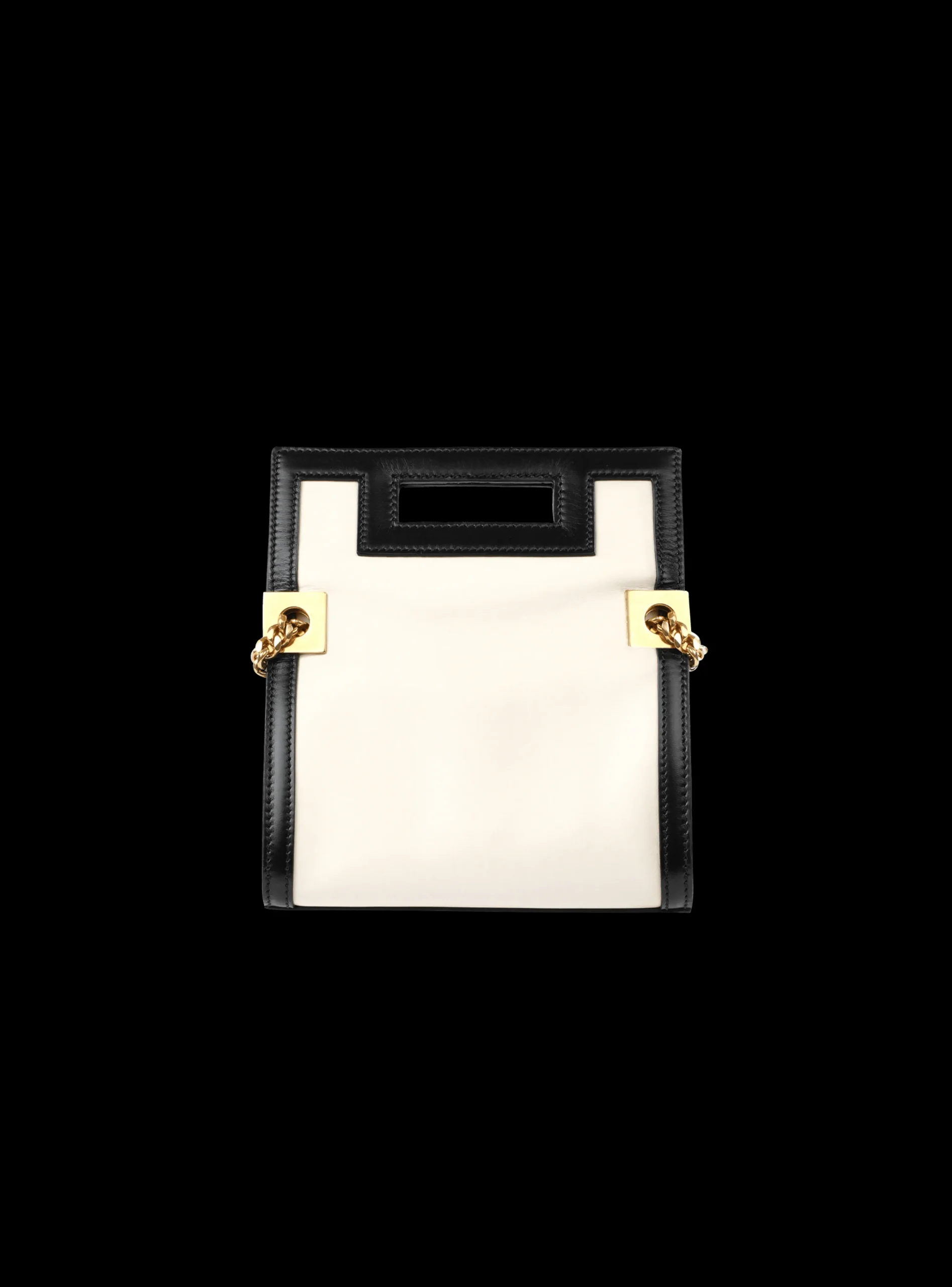 Small-sized Black And Leather 1945 Heritage Bag-Balmain Best Sale