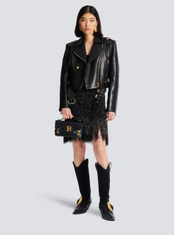 Smooth Leather B-Buzz 24 Bag-Balmain Flash Sale