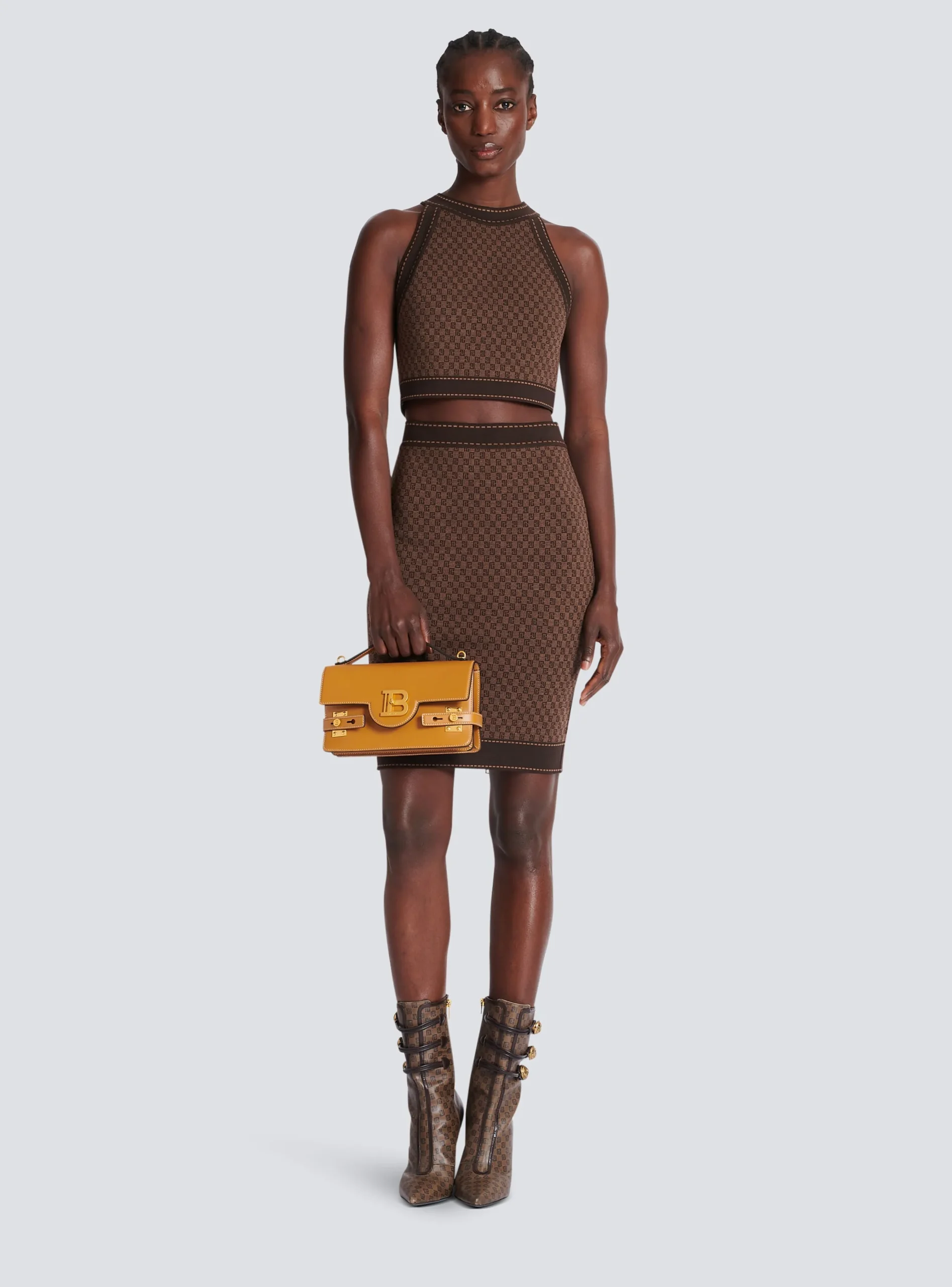 Smooth Leather B-Buzz Shoulder 24 Bag-Balmain Sale