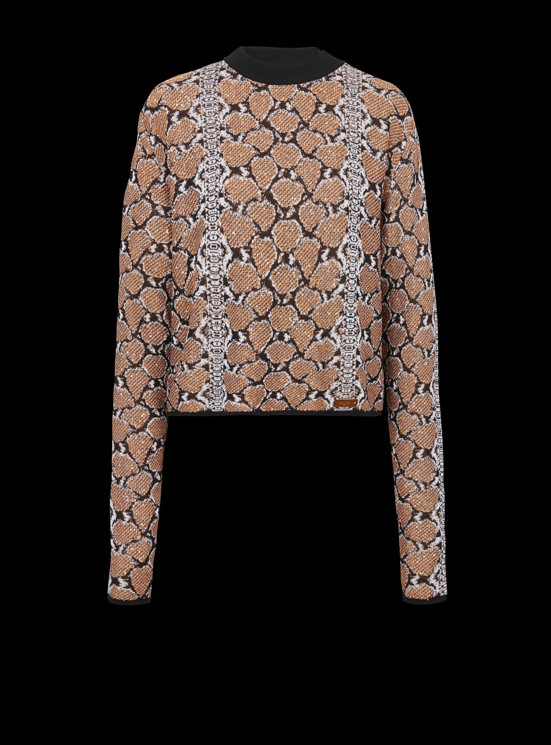 Snakeskin Knit Jumper-Balmain Best