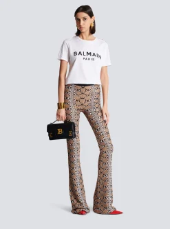 Snakeskin Knit Trousers-Balmain Shop