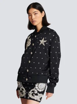 Stars Embroidered Bomber Jacket-Balmain Discount