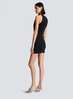 Stars Embroidered Short Dress-Balmain New