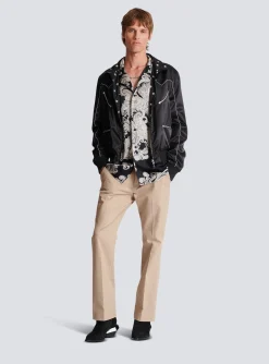 Stars Reversible Bomber Jacket-Balmain Discount