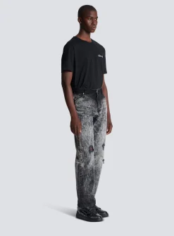 Stonewash Denim Jeans-Balmain Cheap